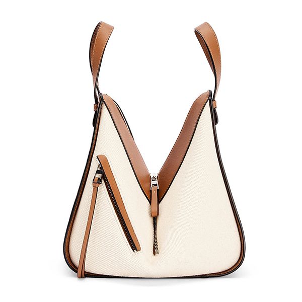 【ロエベ】新作◇smallハンモック 偽物 キャンバス&カーフ A538S35X27